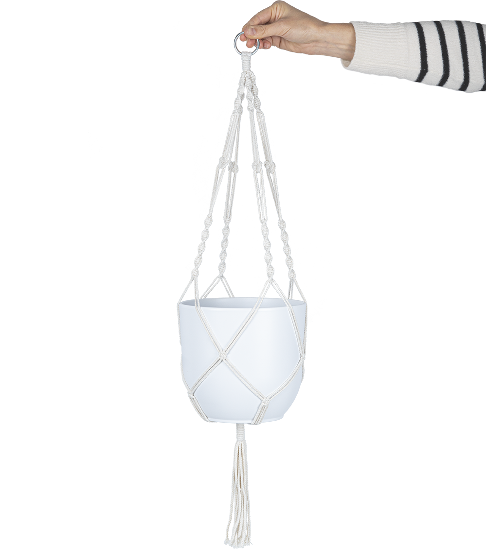 Boule Macrame Hanging Pot (23cm | Fits 8 inch)